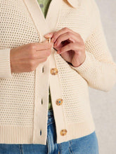 Load image into Gallery viewer, White Stuff 443668 CHATERLY COLLAR CARDIGAN
