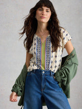 Load image into Gallery viewer, White Stuff 445349 NELLY NOTCH TEE
