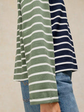 Load image into Gallery viewer, White Stuff 447081 KIM STRIPE LS TEE
