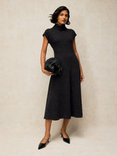 Load image into Gallery viewer, White Stuff 447557 RUBY ROLL NECK SPARKLE DRESS
