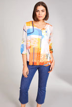 Load image into Gallery viewer, Peruzzi S24602 ART PRINT VOILE SHIRT
