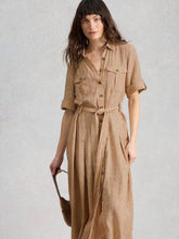 Load image into Gallery viewer, White Stuff 446124 Tiff linen blend shirt dress
