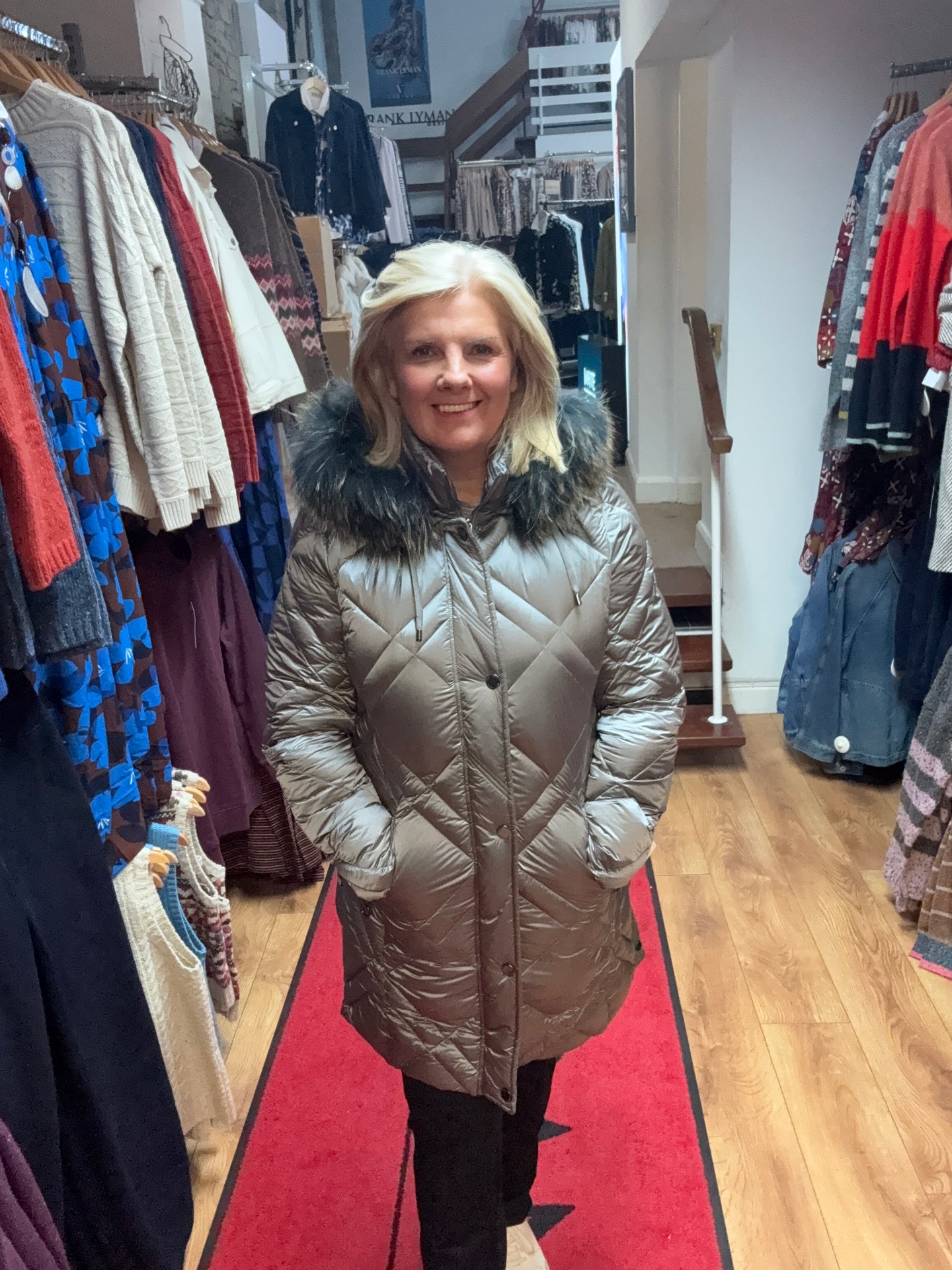 Barbara Lebek 30870052 DOWN JACKET WITH HOOD