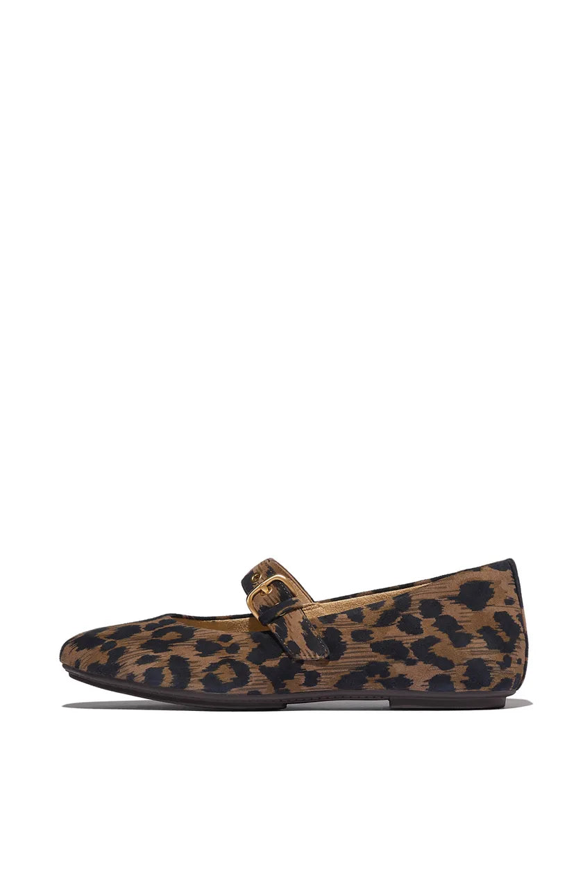 Fitflop E3l-D20 LEOPARD BALLERINA/MARY JANE