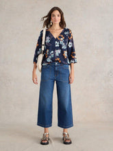 Load image into Gallery viewer, White Stuff 441459 Tia Wide leg crop jean
