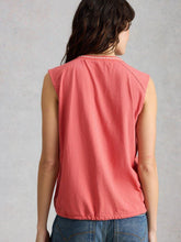 Load image into Gallery viewer, White Stuff 445460 PEONY SLEEVELESS SHIRT
