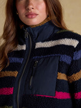 Load image into Gallery viewer, Joules Au2359 LOTTIE NAVY STRIPE FLEECE

