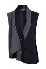 Load image into Gallery viewer, Naya Naw25328 STRIPPED ANGLED WAISTCOAT
