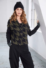 Load image into Gallery viewer, Naya Naw25152 HOUNDSTOOTH KNIT JACKET

