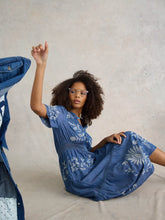 Load image into Gallery viewer, White Stuff 440639 ISLA EMDROIDERED DENIM DRESS
