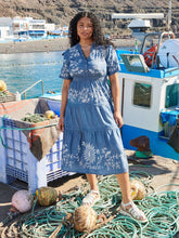 Load image into Gallery viewer, White Stuff 440639 ISLA EMDROIDERED DENIM DRESS
