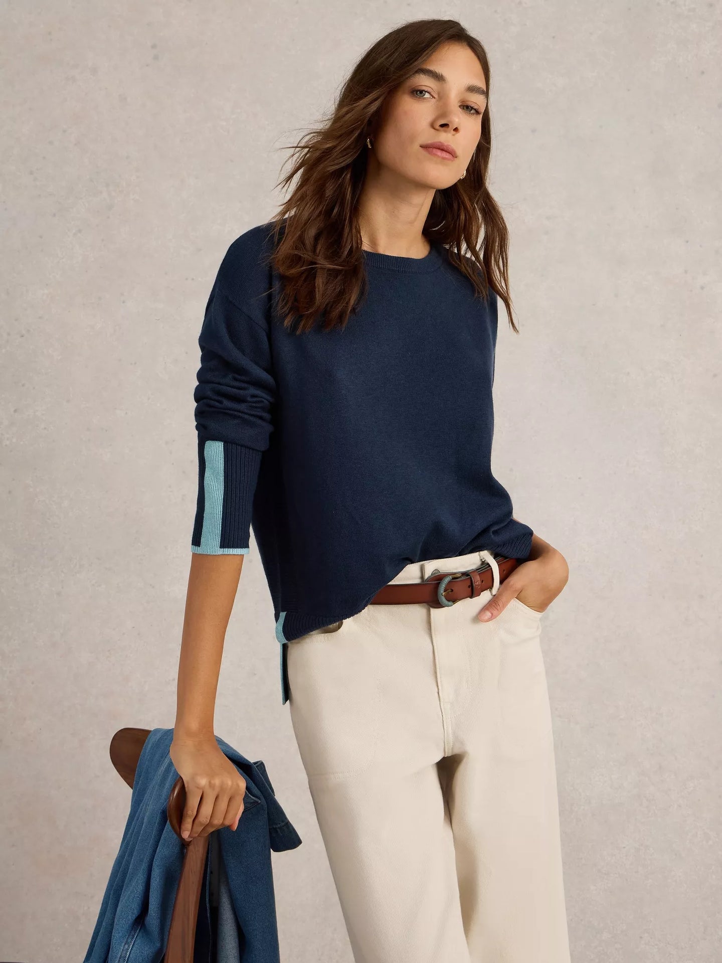 White Stuff 441531 OLIVE JUMPER