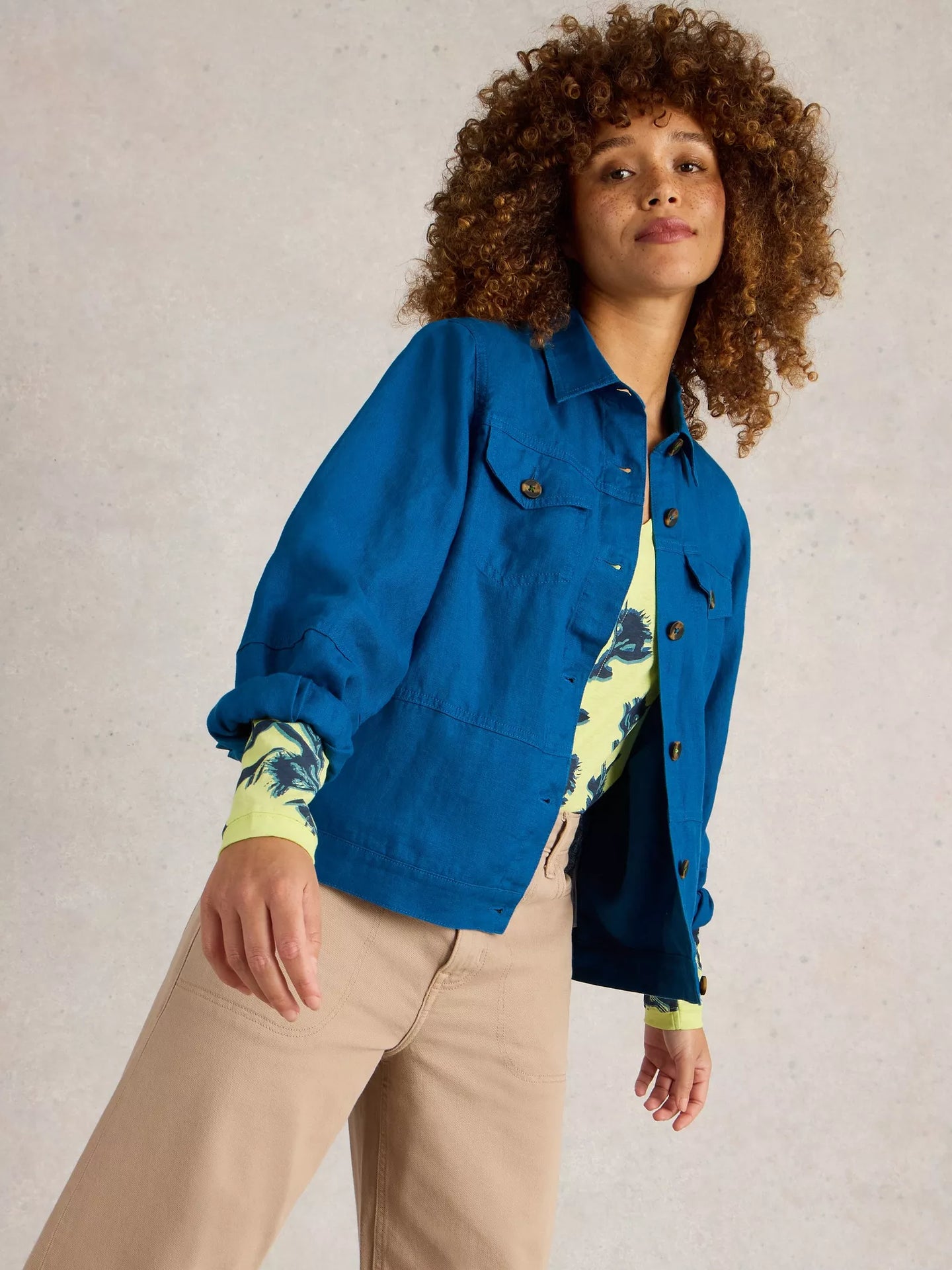 White Stuff 442695 CAMILLE LINEN JACKET