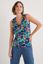 Load image into Gallery viewer, Seasalt B-Wm27072-35441 Cobbs Well Top Screenprint Floral Chalk
