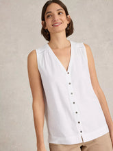 Load image into Gallery viewer, White Stuff 442988 DELILAH BUTTON TOP
