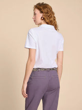 Load image into Gallery viewer, White Stuff 443027 ANNIE SS EMBROIDERED SHIRT
