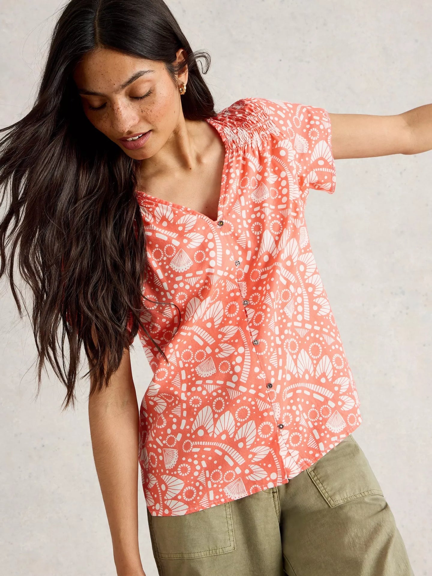 White Stuff 443457 RAE ORGANIC COTTON TOP