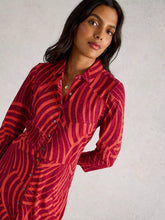 Load image into Gallery viewer, White Stuff 444731 Rua Sparkle Jersey Shirt Dress
