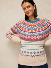 Load image into Gallery viewer, White Stuff 447728 FRAN FAIRISLE STRIPE
