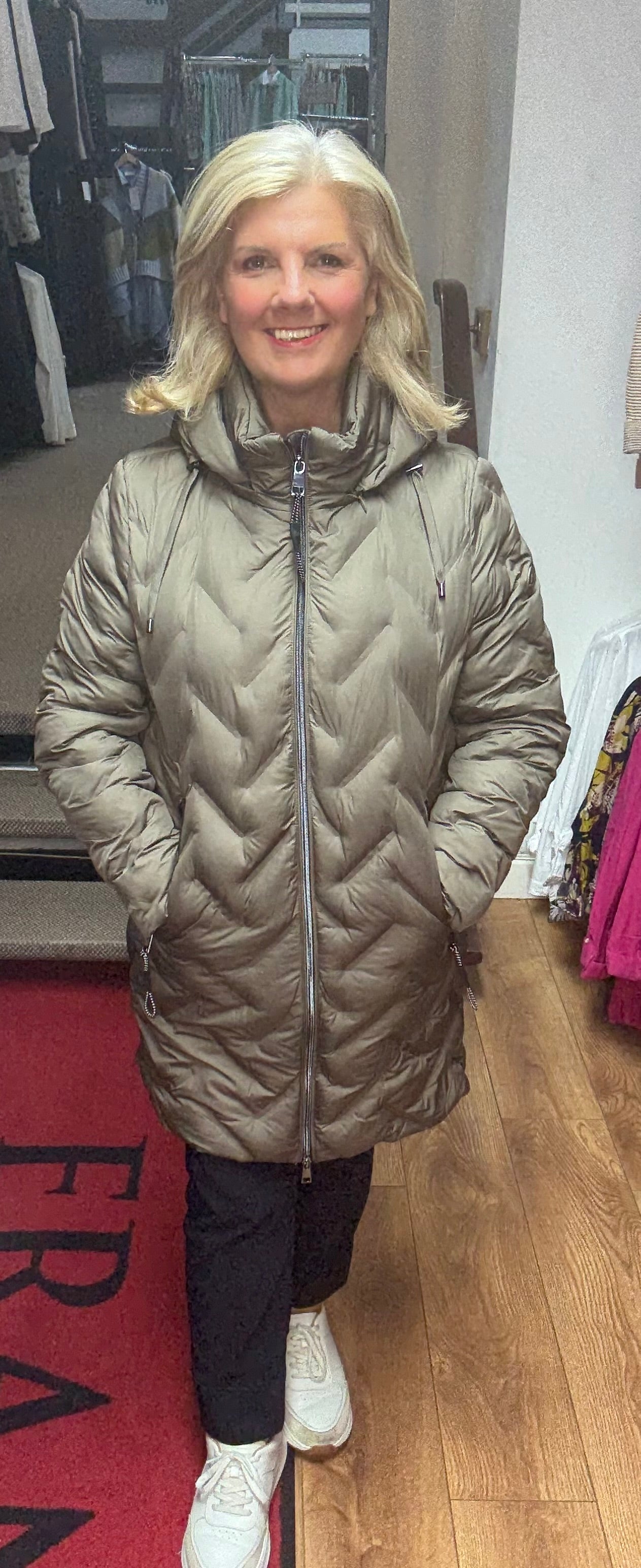 Barbara Lebek 30500052 JACKET WITH HOOD