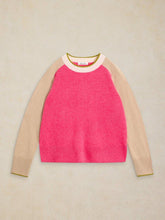 Load image into Gallery viewer, White Stuff 447205 CASHMERE COLOURBLOCK JUMPER
