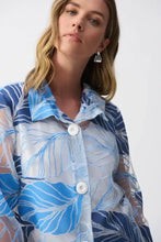 Load image into Gallery viewer, Joseph Ribkoff 251135 FLORAL COLLARED SHIRT
