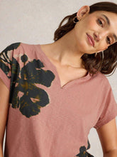 Load image into Gallery viewer, White Stuff 443000 NELLY NOTCH NECK TEE
