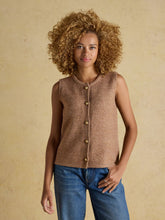 Load image into Gallery viewer, Joules Av1044 HOLLY BUTTON TANK TAN
