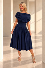 Load image into Gallery viewer, Atom Carbon Tea Length Dress ATOM TEA LENGTH DRESS
