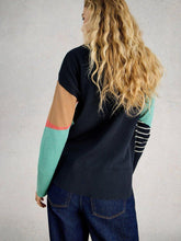 Load image into Gallery viewer, White Stuff 445393 Olive abstract jumper
