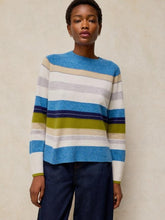 Load image into Gallery viewer, White Stuff 447209 CASHMERE STRIPE JUMPER
