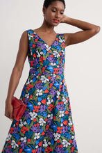 Load image into Gallery viewer, Seasalt B-Wm33856-35397 Sky Beyond Dress Crayon Floral Maritime
