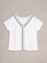 Load image into Gallery viewer, White Stuff 443713 NEVA EMBROIDERED T
