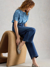 Load image into Gallery viewer, White Stuff 441459 Tia Wide leg crop jean
