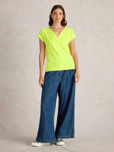 Load image into Gallery viewer, White Stuff 443000 NELLY NOTCH NECK TEE
