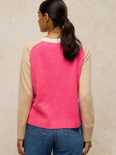 Load image into Gallery viewer, White Stuff 447205 CASHMERE COLOURBLOCK JUMPER
