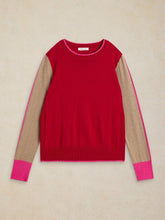 Load image into Gallery viewer, White Stuff 446715 KATIE COL BLOCK JUMPER
