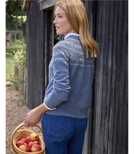Load image into Gallery viewer, Woolovers N296l Floral Yoke Fairisle
