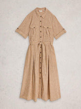 Load image into Gallery viewer, White Stuff 446124 Tiff linen blend shirt dress
