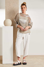 Load image into Gallery viewer, Naya Nas25186 FADED BLOCK MESH TOP
