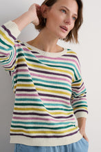 Load image into Gallery viewer, Seasalt B-Wm33357-35639 Knavock Jumper Mini Cornish Orchid Multi
