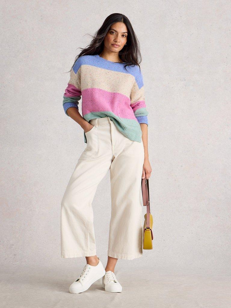 White Stuff 444053 VICTORIA STRIPE JUMPER