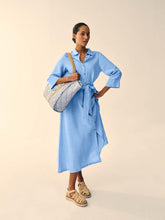 Load image into Gallery viewer, White Stuff 446134 Soma linen shirt dress

