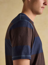 Load image into Gallery viewer, Joules Aw6401 RUGBY CLUB STRIPE NAVY BROWN
