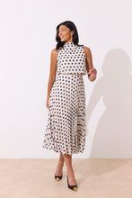 Load image into Gallery viewer, The 8Th Sign 8Ss744 MILLY PLEAT POLKA DRESS
