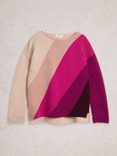 Load image into Gallery viewer, White Stuff 444052 JANA COLOUR BLOCK JUMPER
