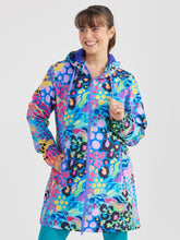 Load image into Gallery viewer, Wilderly Wear Llr-Ele ELECTRIC LEOPARD LONGLINE RAINCOAT
