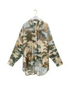 Load image into Gallery viewer, One Hundred Stars Ovsrvtnat RIVERS &amp; TREES OVERSIZED SHIRT
