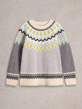 Load image into Gallery viewer, White Stuff 441848 SUNSET FAIRISLE JUMPER
