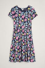 Load image into Gallery viewer, Seasalt B-Wm24118-31943 S/S April Dress Stone Flower Maritime
